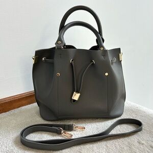 Beautiful Classy Satchel with Detachable Strap (NWOT)